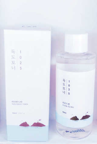 라운드 랩 1025 독도 토너 100ml — 5점을 준 리뷰어가 2021년 2월 올린 사용 사진