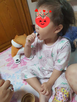 [풀무원베이비밀] 프로바이오락 베이비 튼튼 유산균 — 4점을 준 리뷰어가 2020년 8월 올린 사용 사진