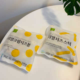 가치식탁 리얼치즈스틱, 리얼크림치즈볼 — 5점을 준 리뷰어가 2020년 11월 올린 사용 사진
