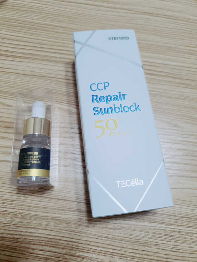 TECella CCP Repair Sunblock 리뷰 사진