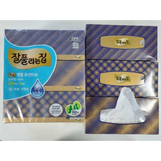 잘풀리는집 부드러운 모이스처 보습 미용 티슈 230매 — 5점을 준 리뷰어가 2020년 9월 올린 사용 사진