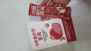 조은약초 석류콜라겐 석류즙 석류쪼옥 젤리 스틱 15포 x 20g — 5점을 준 리뷰어가 2020년 7월 올린 사용 사진
