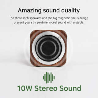 SEVIZ MINI10W 레트로 블루투스 스피커 — 5점을 준 리뷰어가 2020년 10월 올린 사용 사진