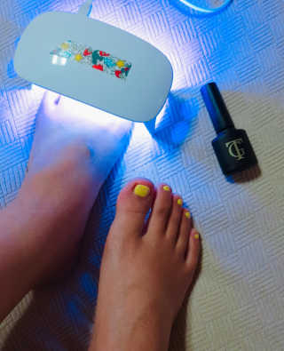 TG떼젤 바르는 셀프젤네일 7ml 20 SS시즌 5컬러 — 5점을 준 리뷰어가 2020년 5월 올린 사용 사진