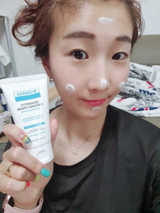 바이오믹 센시메틱 수딩 크림 — 5점을 준 리뷰어가 2020년 7월 올린 사용 사진