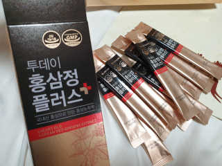서울약사신협_투데이홍삼정플러스스틱_10g x 30포 — 5점을 준 리뷰어가 2020년 11월 올린 사용 사진