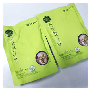 한촌몰 설렁탕집 가마솥 도가니탕 350g x 2팩 — 5점을 준 리뷰어가 2020년 8월 올린 사용 사진
