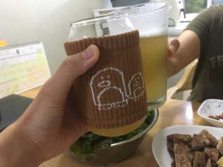 클로에코 친환경 풀빨대와 폐플라스틱 컵홀더 — 5점을 준 리뷰어가 2020년 8월 올린 사용 사진