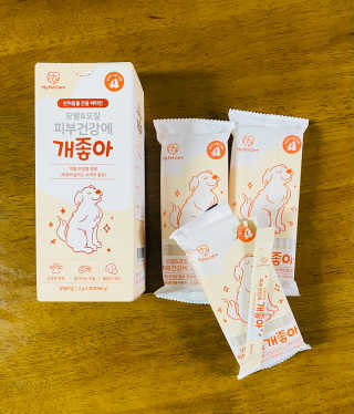 My Pet Care 모발과 모질 피부건강에 개좋아 — 5점을 준 리뷰어가 2020년 12월 올린 사용 사진