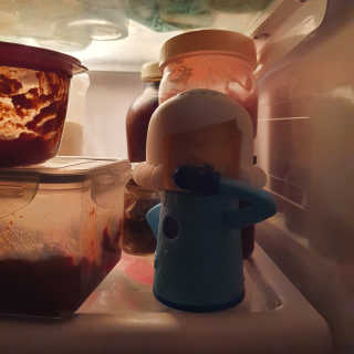 원달러샵 찌든때 굿바이 앵그리마마 전자레인지 스팀클리너 + 쿨마마 냉장고 탈취제 — 4점을 준 리뷰어가 2020년 12월 올린 사용 사진