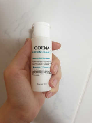 코에나샴푸 자연유래 식물성 코에나 샴푸 50ml — 4점을 준 리뷰어가 2020년 4월 올린 사용 사진