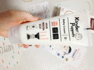 킨더퍼페츠 베이비크림 180ml — 5점을 준 리뷰어가 2020년 9월 올린 사용 사진