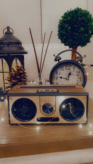 SEVIZ RETRO20W 레트로 블루투스 스피커 — 5점을 준 리뷰어가 2020년 8월 올린 사용 사진
