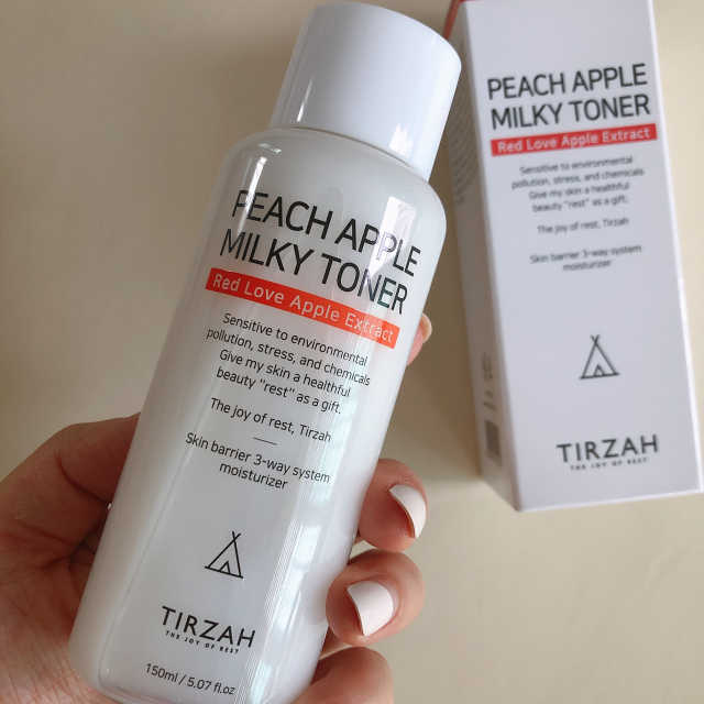 디르사 피치애플 밀키토너 150ml 리뷰 사진