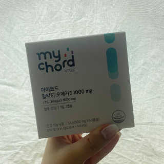JW중외제약 마이코드 알티지 오메가3 1000 mg — 4점을 준 리뷰어가 2020년 8월 올린 사용 사진