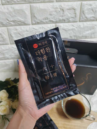 [시즌6] 이경제 더힘찬녹용 1개월분 — 5점을 준 리뷰어가 2020년 6월 올린 사용 사진