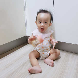 유비맘 샘방지 PPSU 빨대컵_컬러 랜덤 발송 — 5점을 준 리뷰어가 2020년 7월 올린 사용 사진