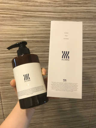 에이처드 유산균 탈모 샴푸 500ml — 5점을 준 리뷰어가 2020년 9월 올린 사용 사진