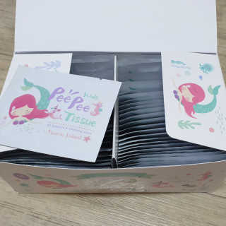 코리인제이아일랜드 키즈 피피티슈  Kids Pee Pee Tissue — 5점을 준 리뷰어가 2020년 10월 올린 사용 사진