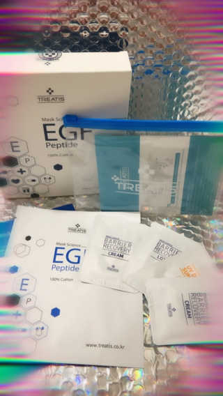 트리티스 [Treatis] Facial Sheet Mask — 5점을 준 리뷰어가 2020년 11월 올린 사용 사진