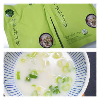 한촌몰 설렁탕집 가마솥 도가니탕 350g x 2팩 — 5점을 준 리뷰어가 2020년 8월 올린 사용 사진