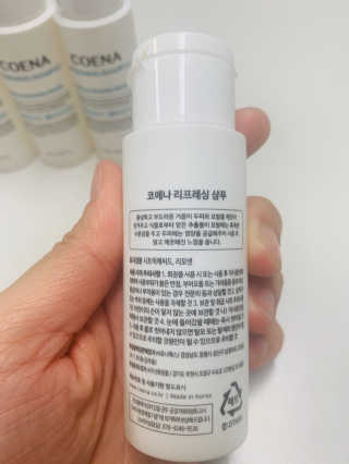 코에나샴푸 자연유래 식물성 코에나 샴푸 50ml — 4점을 준 리뷰어가 2020년 4월 올린 사용 사진