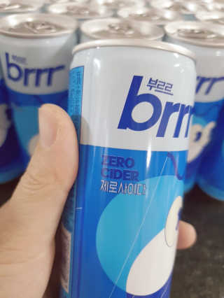[칼로리 걱정 NO 제로칼로리 탄산음료]  부담없이 즐기는 부르르Brrr~~ 제로 사이다 — 5점을 준 리뷰어가 2020년 12월 올린 사용 사진