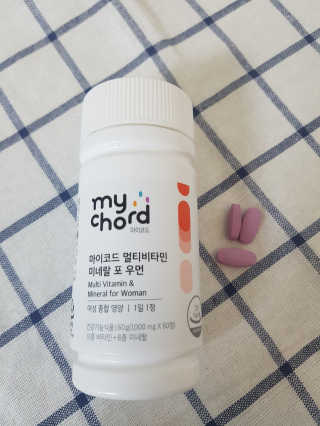 JW중외제약 마이코드 멀티비타민미네랄 포 우먼 — 4점을 준 리뷰어가 2020년 8월 올린 사용 사진