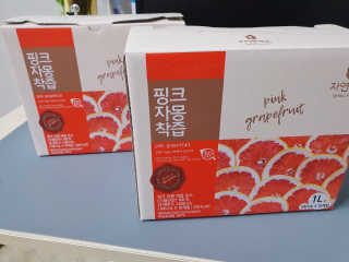 자연에온 핑크 자몽 착즙 100mL 10개입 2BOX — 5점을 준 리뷰어가 2020년 11월 올린 사용 사진