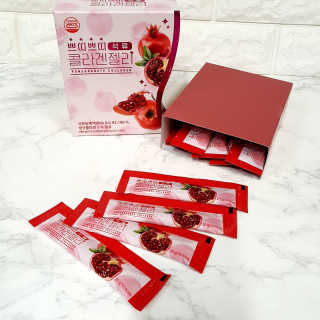 헬스업_쁘띠쁘띠석류콜라겐젤리_20g x 14포 — 5점을 준 리뷰어가 2020년 8월 올린 사용 사진