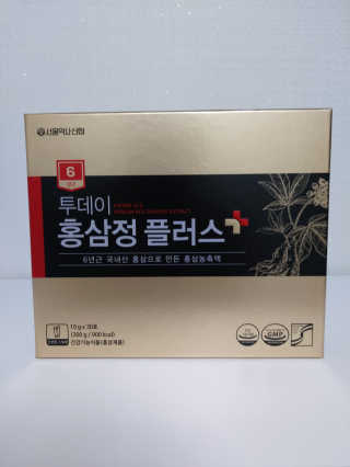 서울약사신협_투데이홍삼정플러스스틱_10g x 30포 — 5점을 준 리뷰어가 2020년 11월 올린 사용 사진