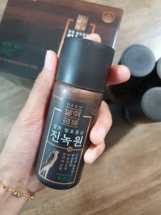 한국야쿠르트 발휘 발효홍삼 진녹綠원 — 5점을 준 리뷰어가 2020년 11월 올린 사용 사진