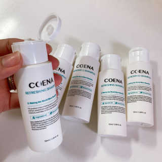 코에나샴푸 자연유래 식물성 코에나 샴푸 50ml — 4.5점을 준 리뷰어가 2020년 4월 올린 사용 사진