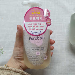 Purebble 당김없이 속촉촉_퓨어블 핸드워시 3종 [랜덤발송] — 5점을 준 리뷰어가 2020년 7월 올린 사용 사진
