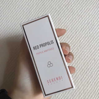 세렌디뷰티 레드 프로폴리스 트리플 앰플 — 5점을 준 리뷰어가 2020년 8월 올린 사용 사진