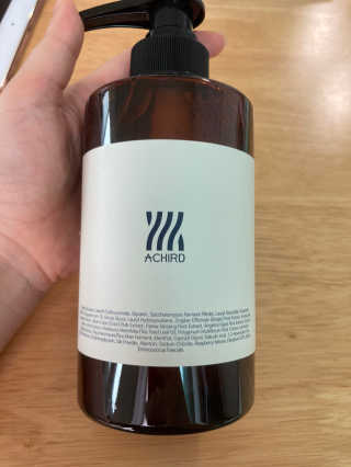 에이처드 유산균 탈모 샴푸 500ml — 5점을 준 리뷰어가 2020년 9월 올린 사용 사진