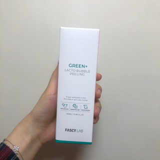파시랩 그린 플러스 락토 버블 필링 — 5점을 준 리뷰어가 2020년 10월 올린 사용 사진