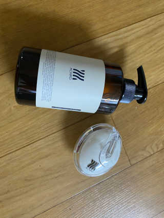 에이처드 유산균 탈모 샴푸 500ml — 5점을 준 리뷰어가 2020년 9월 올린 사용 사진