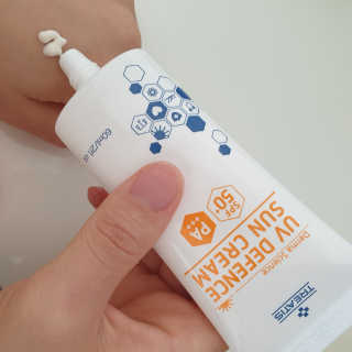 [트리티스] UV 디펜스 선크림 PA+++ / SPF50+  60ml — 5점을 준 리뷰어가 2020년 9월 올린 사용 사진