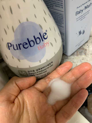 Purebble [퓨어블] 베이비 샴푸/바디워시 500ml — 5점을 준 리뷰어가 2020년 8월 올린 사용 사진