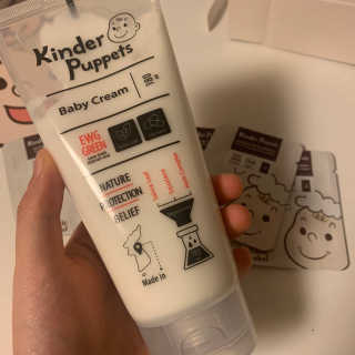 킨더퍼페츠 베이비크림 180ml — 5점을 준 리뷰어가 2020년 9월 올린 사용 사진