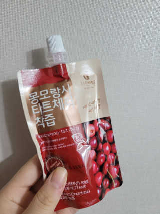 자연에온 몽모랑시 타트체리 착즙 100mL 10개입 2BOX — 5점을 준 리뷰어가 2020년 10월 올린 사용 사진