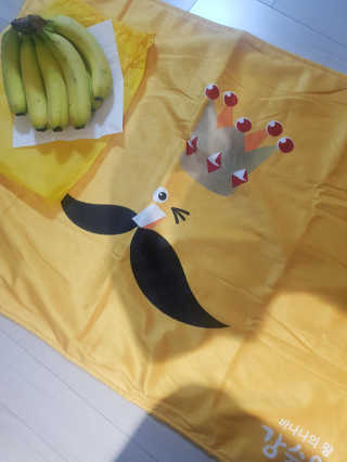 [스미후루] 감숙왕 바나나 1팩 1.3kg + 담요 + 스티커 — 5점을 준 리뷰어가 2020년 10월 올린 사용 사진