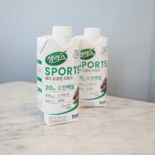 셀렉스스포츠 셀렉스 스포츠 드링크 초콜릿 _ 330ml x 12팩 — 5점을 준 리뷰어가 2020년 10월 올린 사용 사진