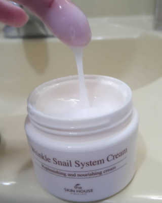 [THE SKIN HOUSE] Wrinkle Snail System Cream 100ml — 5점을 준 리뷰어가 2022년 1월 올린 사용 사진