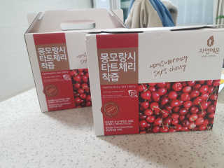 자연에온 몽모랑시 타트체리 착즙 100mL 10개입 2BOX — 5점을 준 리뷰어가 2020년 10월 올린 사용 사진