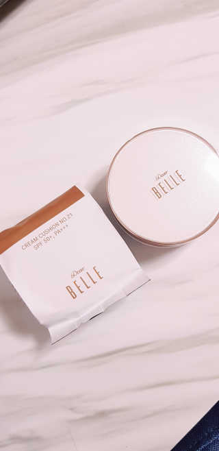 디어벨르 크림쿠션 DEAR BELLE CREAM COUSION — 5점을 준 리뷰어가 2020년 8월 올린 사용 사진