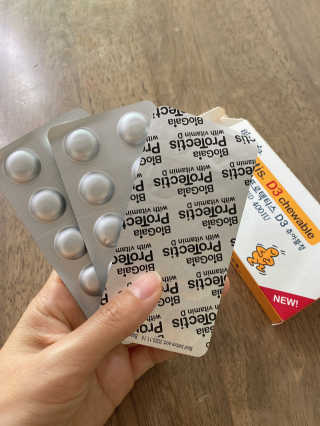 동성제약_바이오가이아_아토24 바이오가이아 D3츄어블정 30정 — 4점을 준 리뷰어가 2020년 6월 올린 사용 사진
