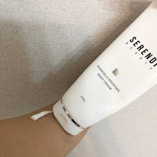 세렌디뷰티 퓨어델라 부스팅 바디크림 — 5점을 준 리뷰어가 2020년 6월 올린 사용 사진