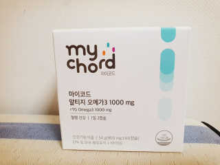 JW중외제약 마이코드 알티지 오메가3 1000 mg — 5점을 준 리뷰어가 2020년 7월 올린 사용 사진